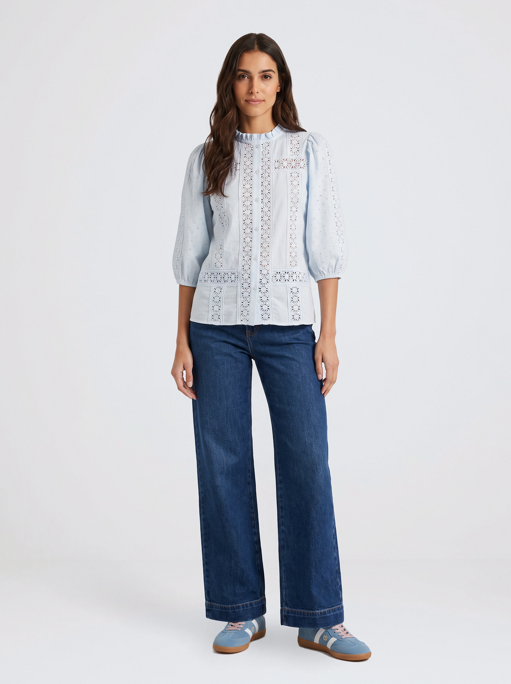 Isabella Shirt - Powder Blue