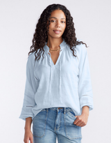 Isabelle Blouse - Ice Blue