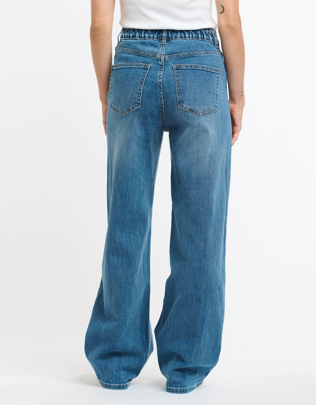 Emma Wide Leg Jeans - Denim