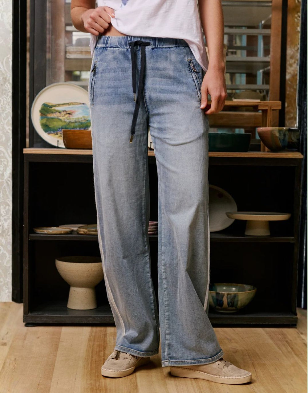 italian-star-glam-track-silver-stripe-jean-womens-clothing