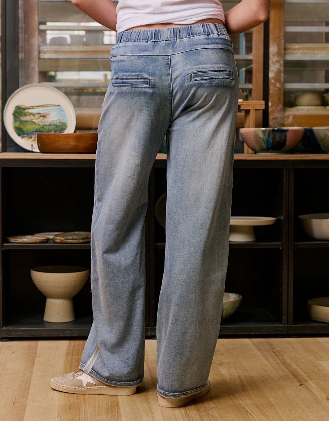 italian-star-glam-track-silver-stripe-jean-womens-clothing