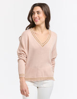 Lurex College Knit - Cipria Pink
