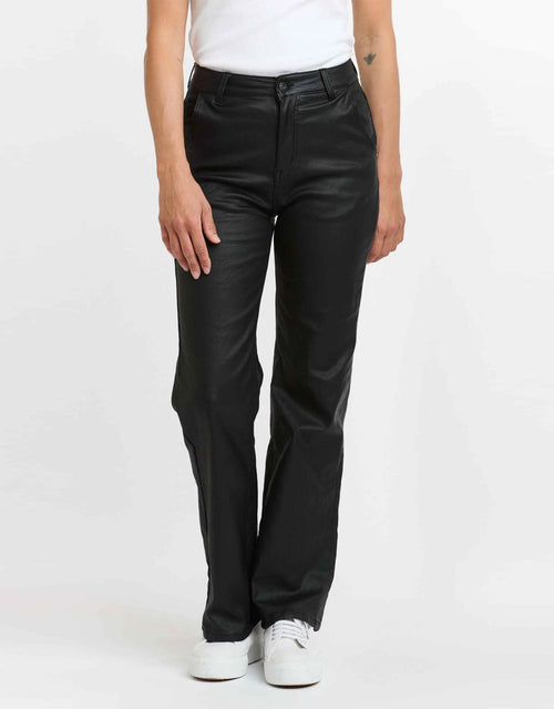 italian-star-shirley-jeans-black-coated-womens-clothing