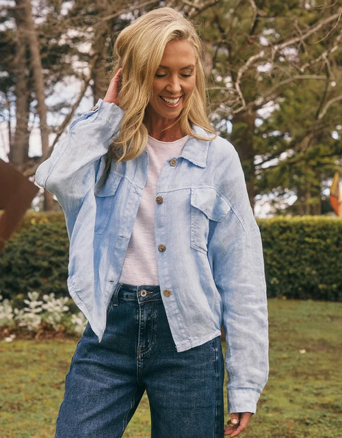 Weekender Jacket - Soft Blue
