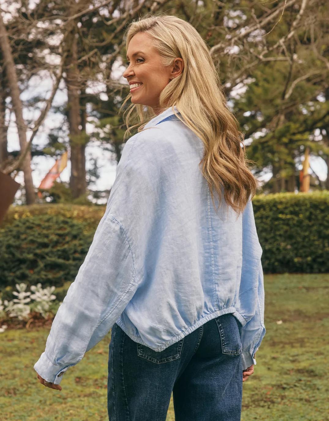 Weekender Jacket - Soft Blue
