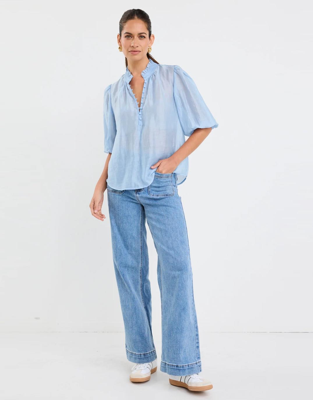 ivy-jack-closure-sheer-high-neck-buttoned-top-pale-blue-womens-clothing
