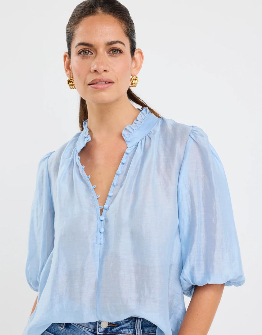 ivy-jack-closure-sheer-high-neck-buttoned-top-pale-blue-womens-clothing