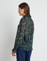 ivy-jack-emphatic-ditsy-print-shirred-neck-long-sleeve-top-khaki-womens-clothing
