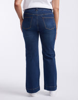 Jayne Wide Leg Jean - Indigo