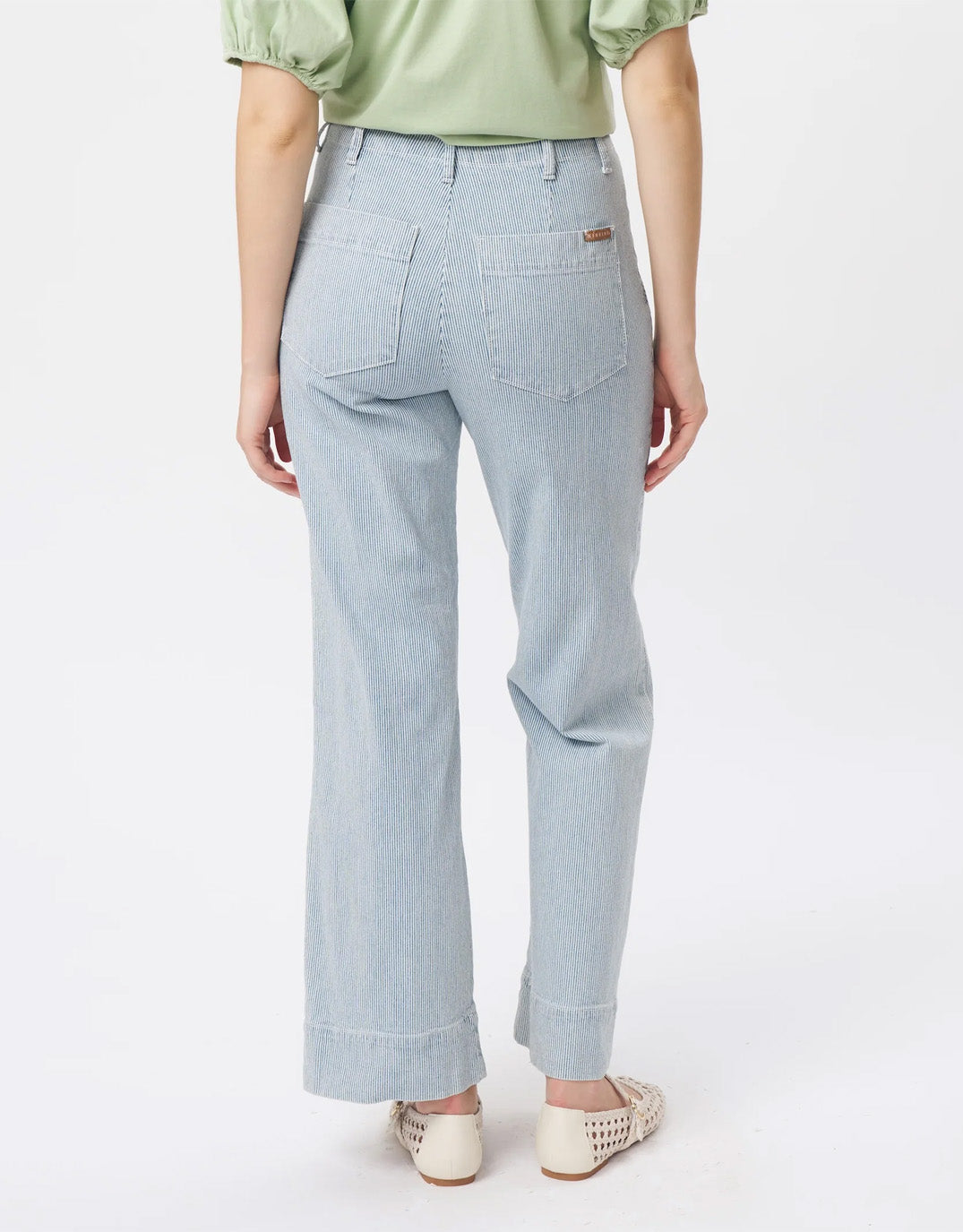Celeste Jean - Blue & White Stripe