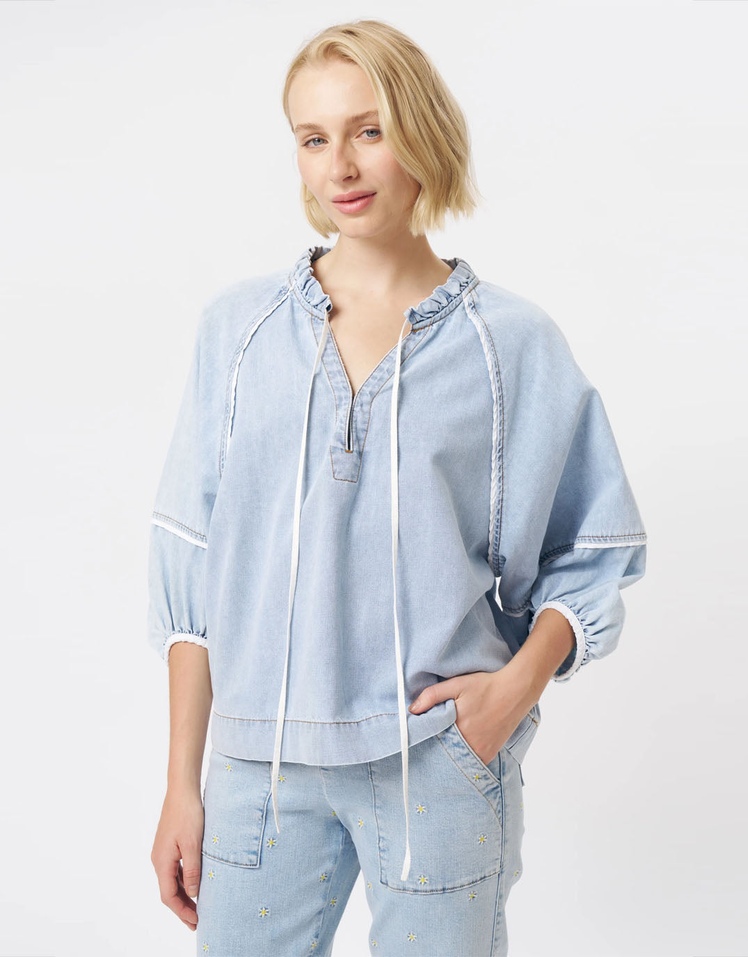 Joanne Shirt - Denim Blue