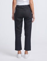 Little Lies - Luxe Linen Pants - Black - White & Co Living Pants