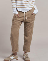 Luxe Linen Pants - Camel