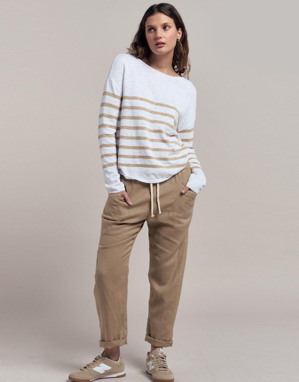 Luxe Linen Pants - Camel