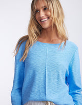 Little Lies - Sacha Summer Knit - Azure Blue - White & Co Living Knitwear