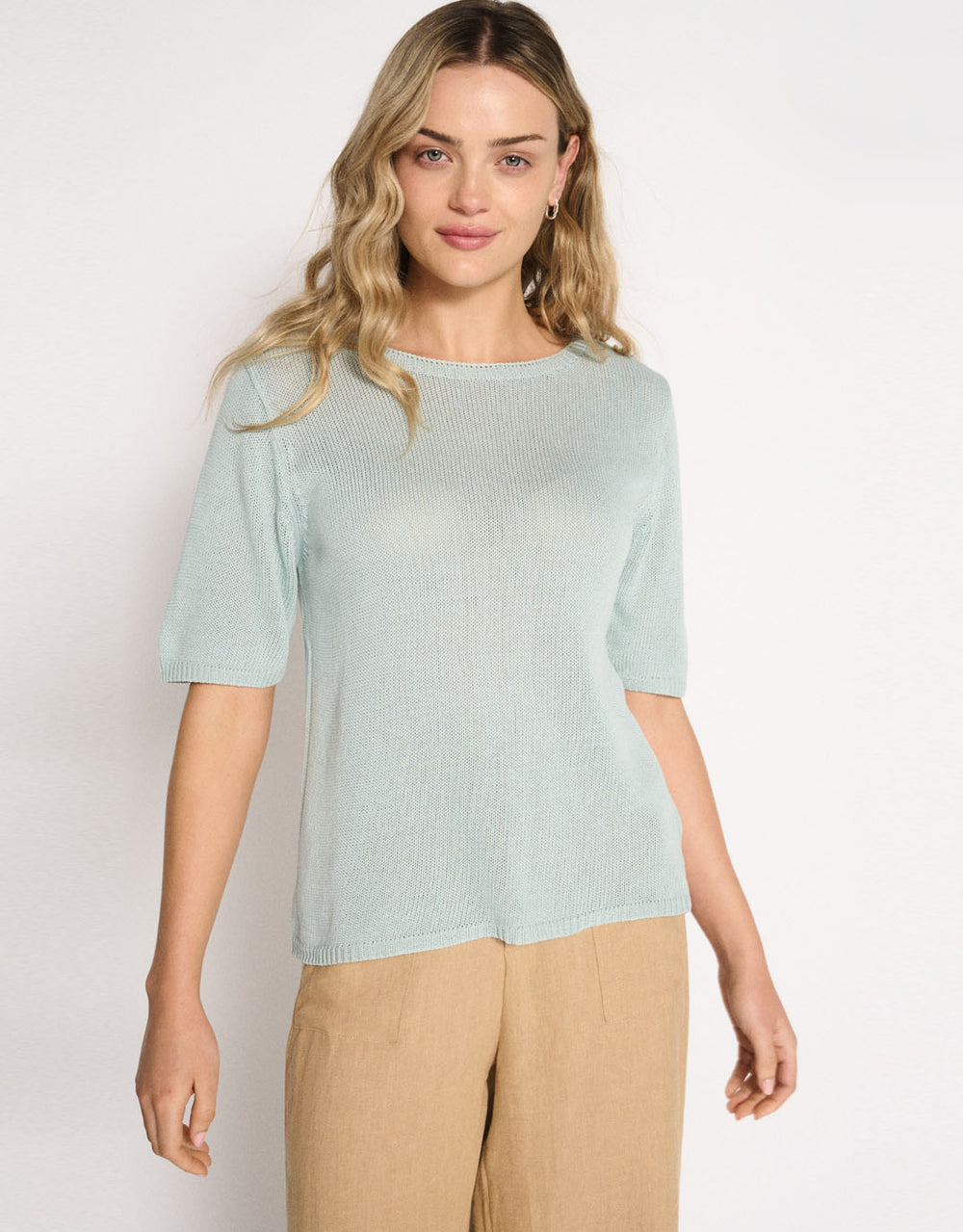 Spring Tee - Dusty Aqua