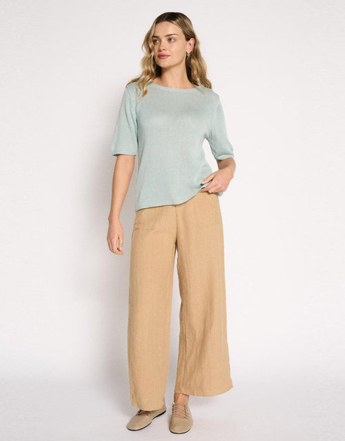 Spring Tee - Dusty Aqua