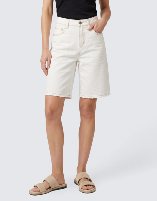Lucie Denim Short - Off White