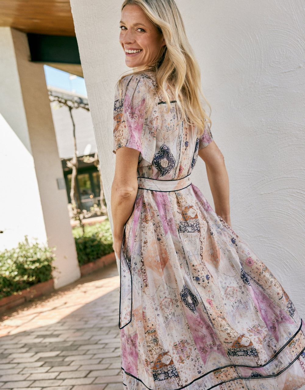 The Marrakesh Midi Dress - Mosaic