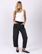 Leo Barrel Jeans - Black