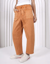 monaco-leo-barrel-jeans-ginger-womens-clothing