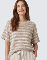 Nina Tee - Natural/White
