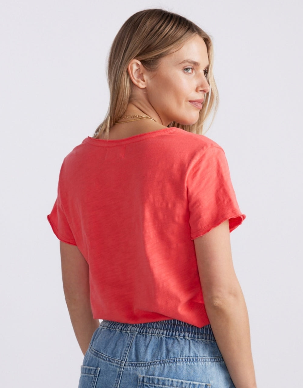 Original Round Neck T-Shirt - Poppy
