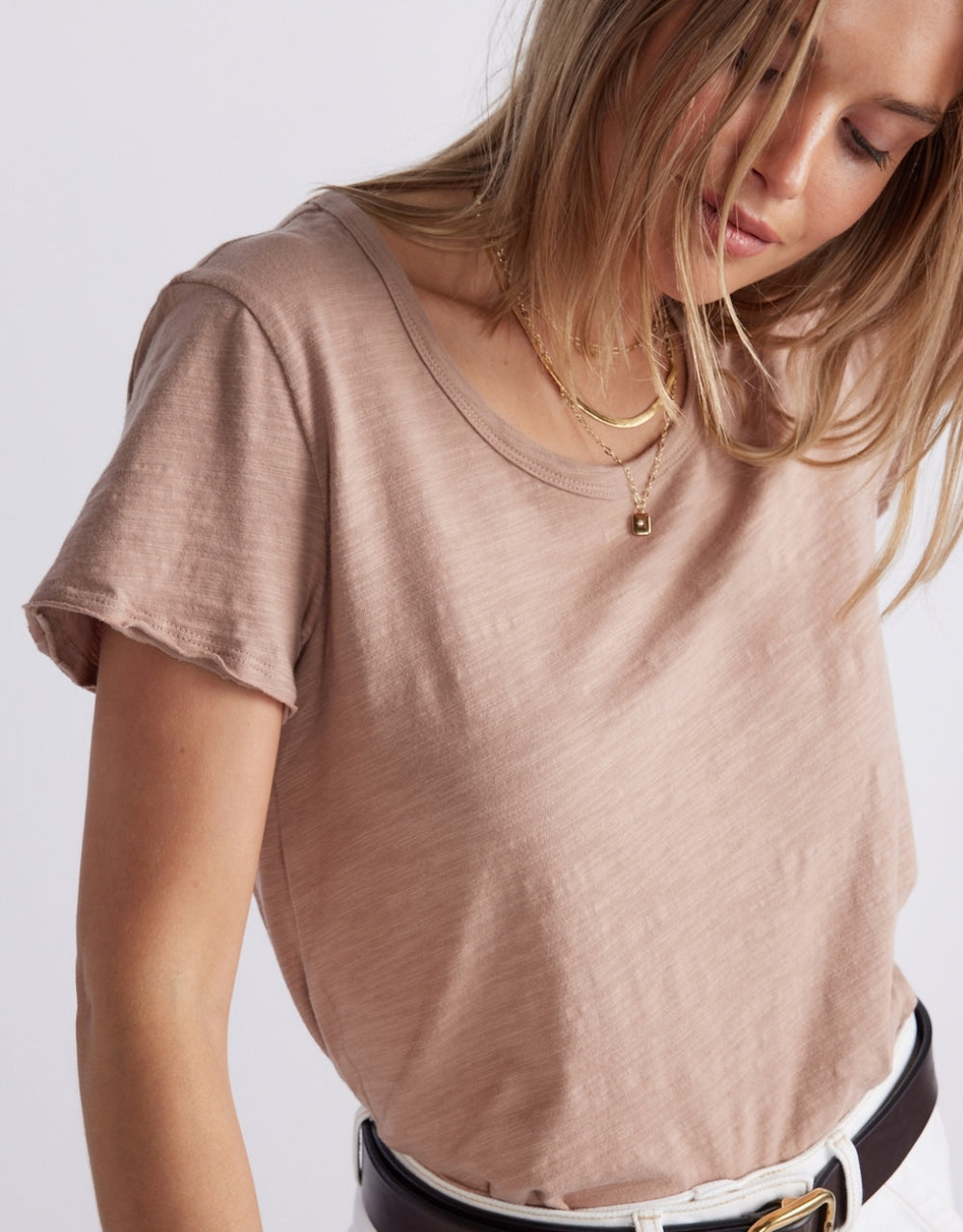 Original Round Neck T-Shirt - Mocha