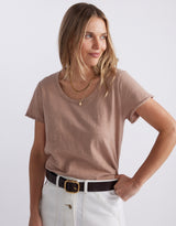 Original Round Neck T-Shirt - Mocha