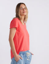 Original Round Neck T-Shirt - Poppy