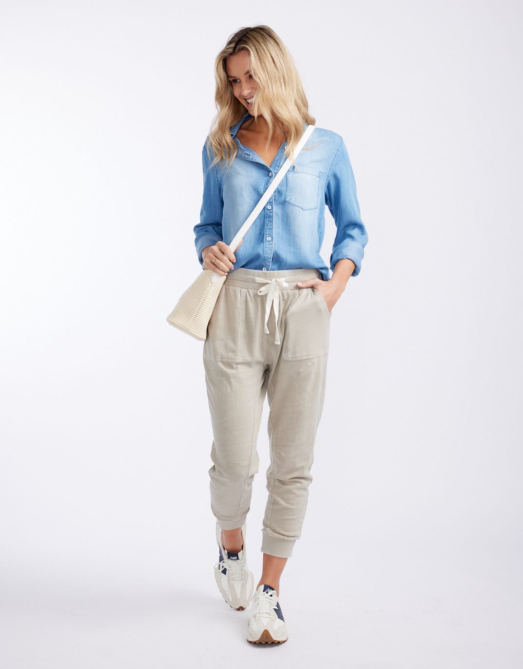 Panier Crossbody Base Bag - Chalk