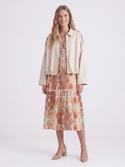 Portofino Dress - Blush/Amber Multi