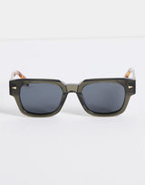 Milano Tort Arm Classic Stud Sunglasses - Grey/Tort