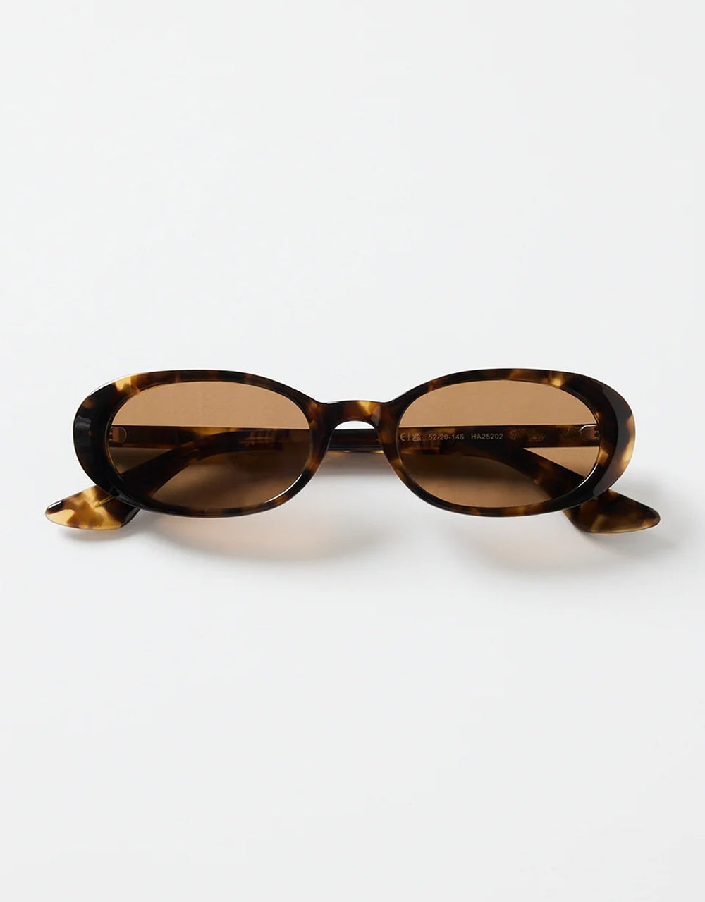 Sydney Narrow Oval Sunglasses - Tort