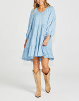 sass-clothing-davie-tiered-mini-dress-chambray-womens-clothing