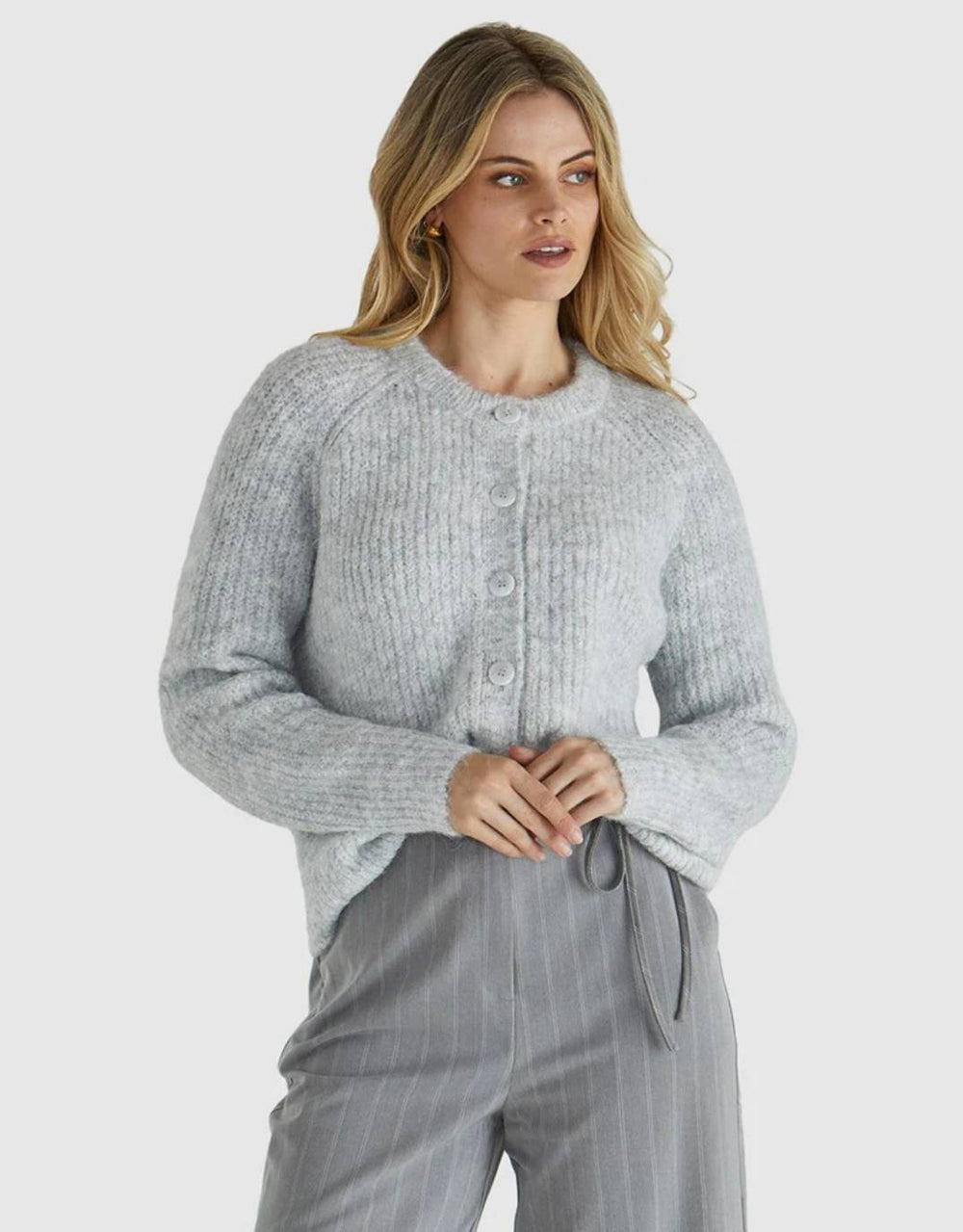 sass-clothing-romee-cardigan-white-marle-womens-clothing