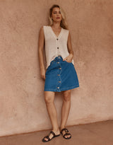 El Knit Vest - Fawn