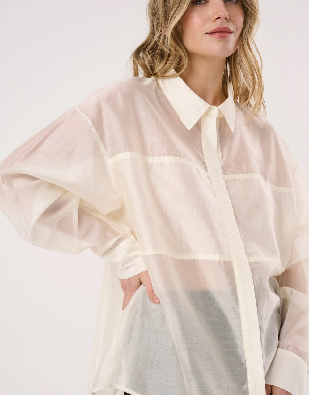 Val Oversized Shirt - White
