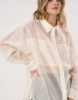 Val Oversized Shirt - White