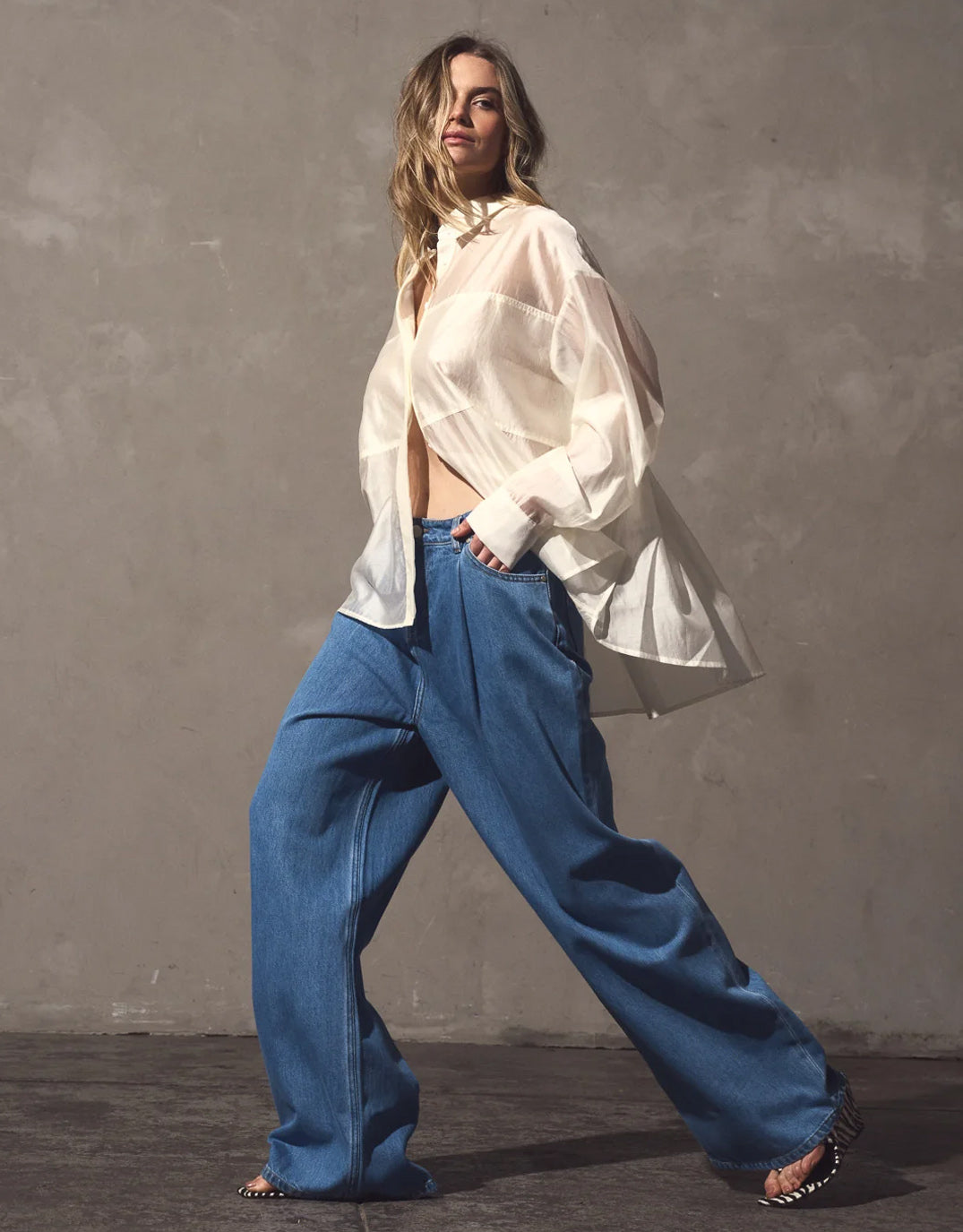 Val Oversized Shirt - White