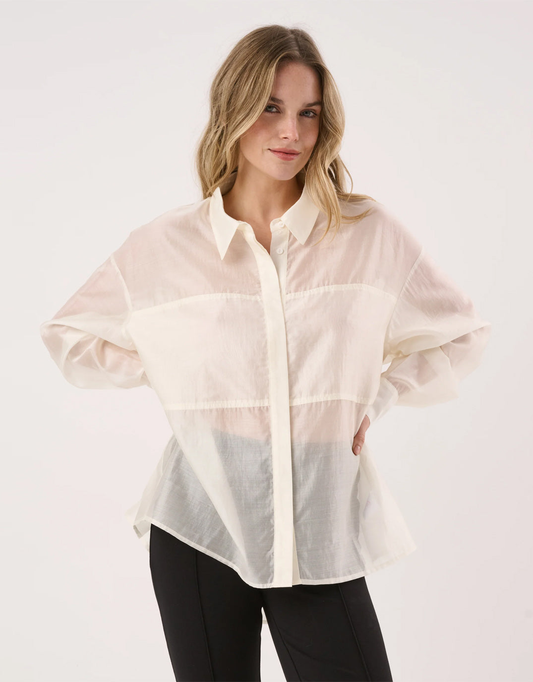 Val Oversized Shirt - White