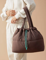 Scrunch Base - Chocolate/Turquoise