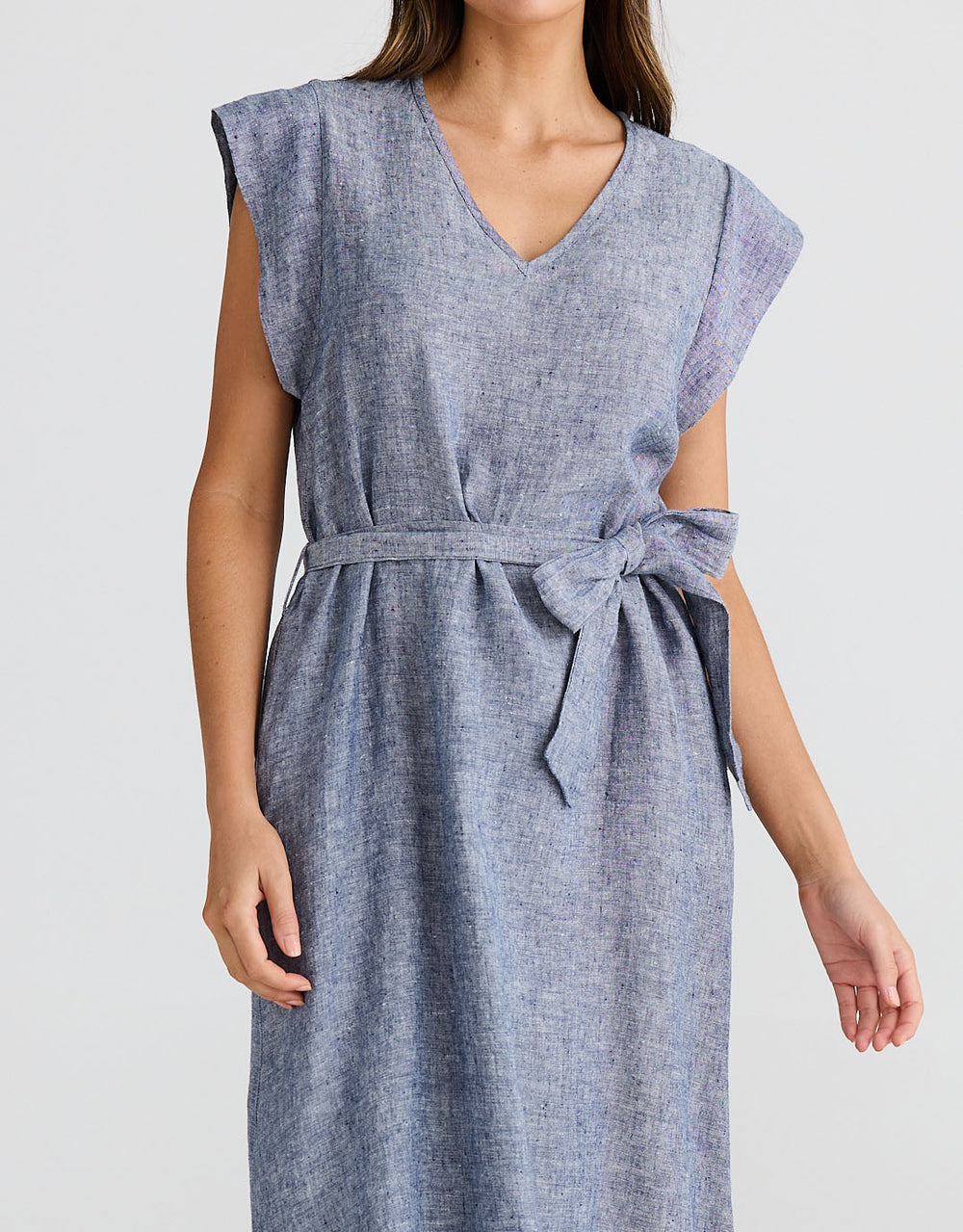 shanty-sebou-linen-midi-dress-navy-fleck-womens-clothing