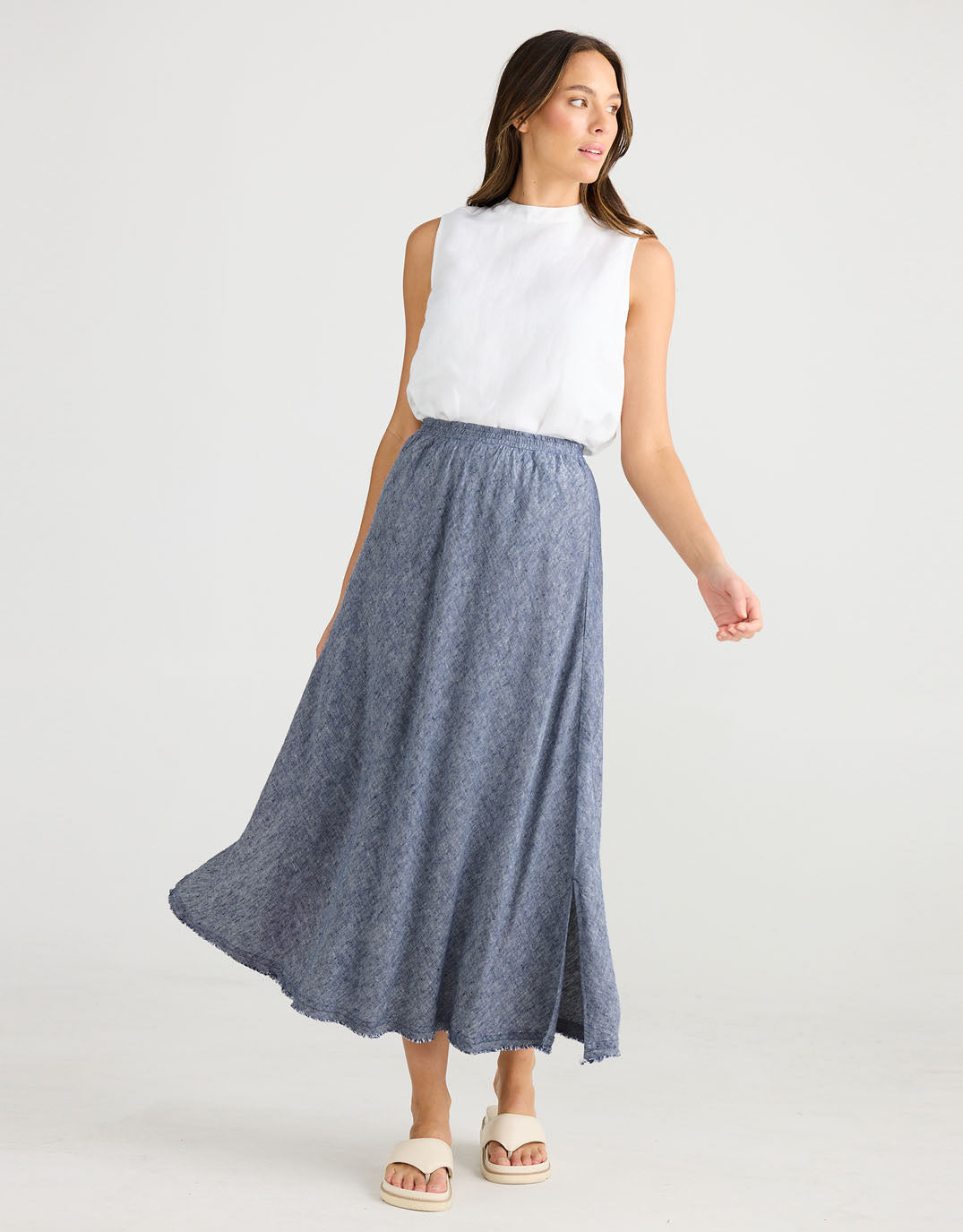 shanty-sicily-linen-skirt-navy-fleck-womens-clothing