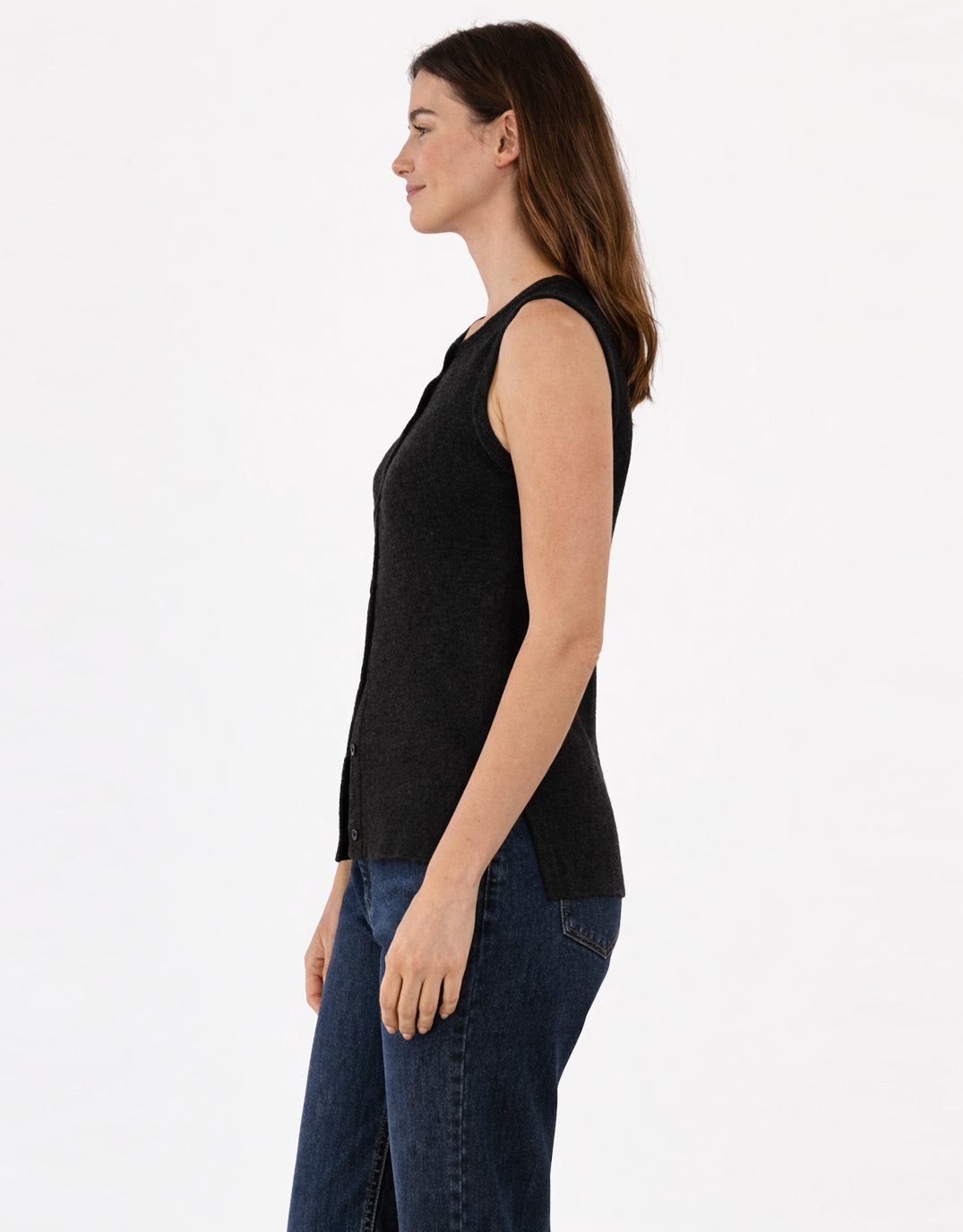 Shona Knit Vest - Black