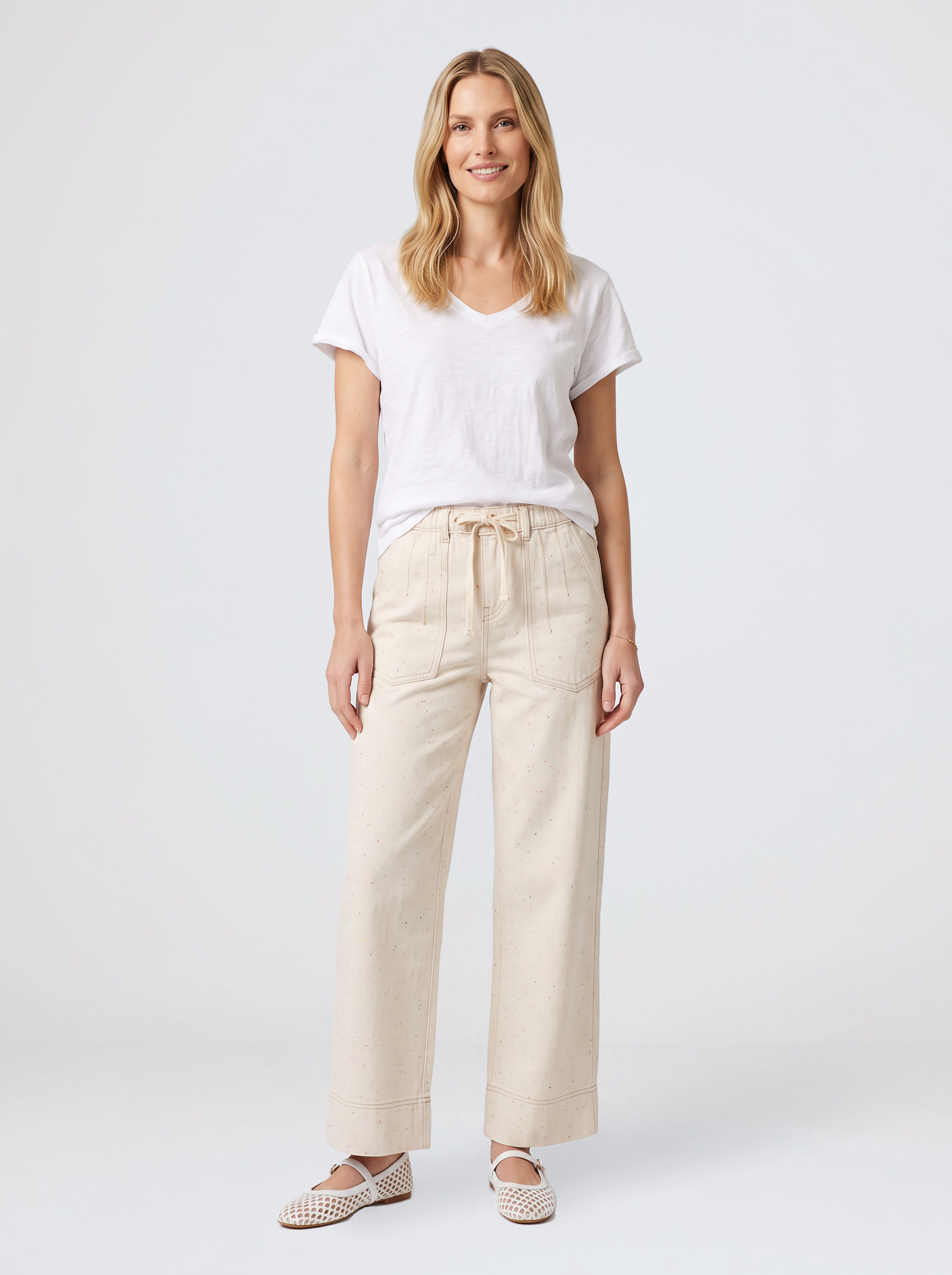 kireina-sofia-cargo-pant-sand-neon-speck-womens-clothing