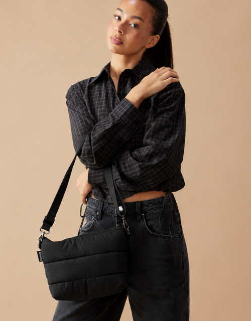 Stash Base Crossbody Cloud - Black