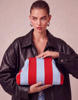 City Girl Pouch 2.0 - Baby Blue/Red