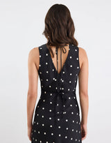 stories-be-told-aston-maxi-dress-black-large-polka-dot-womens-clothing