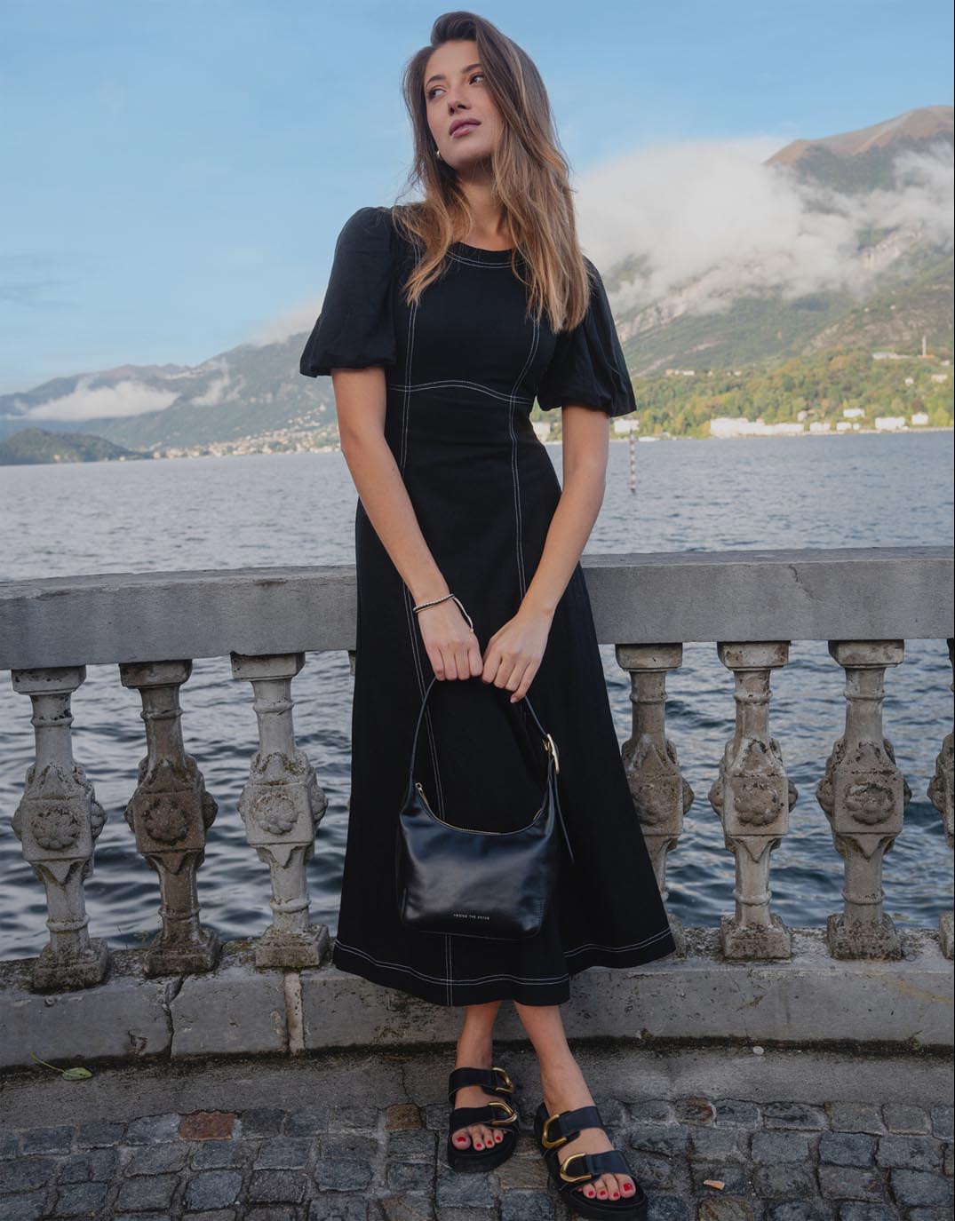 stories-be-told-state-linen-blend-midi-dress-black-womens-clothing